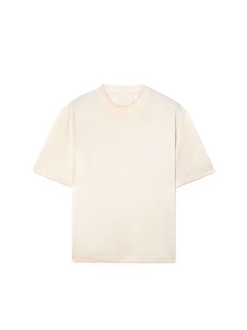 Golden Goose T-shirt Unisex Star in cotone bianco vintage con stampa nera sul retro Golden Goose | GUP01873P00241811616